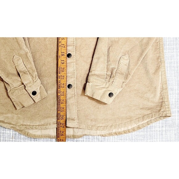 Sovereign Code Fresh Corduroy Shirt Rugged Khaki Men's XL - Picture 8 of 12